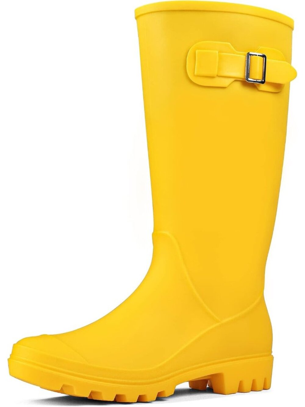 🆕Women's  Tall Waterproof Rain Boots Rubber Wide Calf Garden Boots